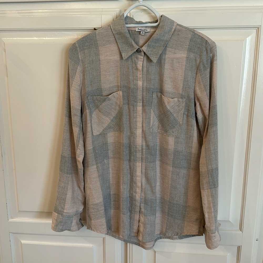 Splendid Cotton Long Sleeve Button Down Size XS